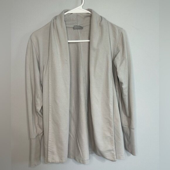 Columbia Light Gray Lightweight Knit Open Front Cardigan Women’s Size Small - Picture 1 of 6
